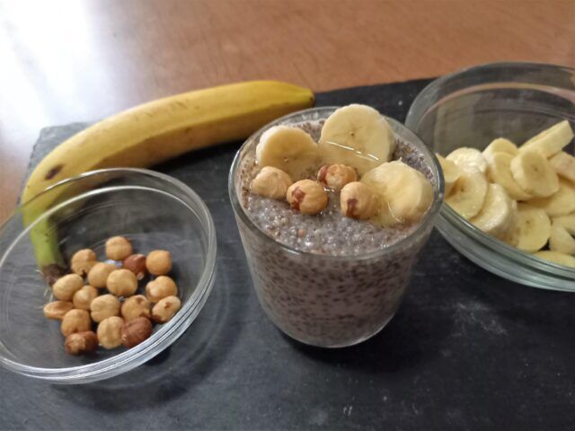 Chia Pudding Alle Banane E Nocciole | Pianeta Vegan